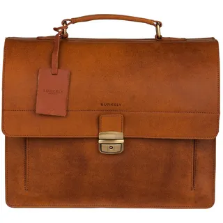 Burkely Vintage Scott Briefcase 2-Compartments Cognac