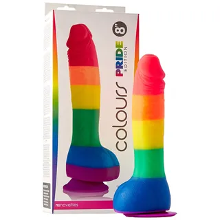 NS Novelties Penis-Dildo, Pride-Edition, Mehrfarbig, 20,3 cm