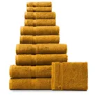 RHOMTUFT Frottierserie PRINCESS gold Waschhandschuh 16 x 22 cm