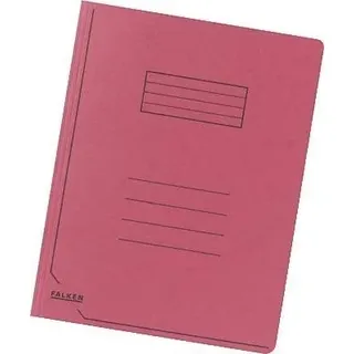 Falken 80001357 DIN A4 3 Klappen Karton rot