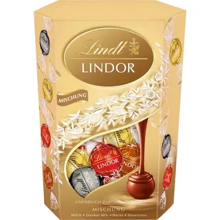 Lindt Lindor Cornet Mischung mit zartschmelzenden Füllungen 500g