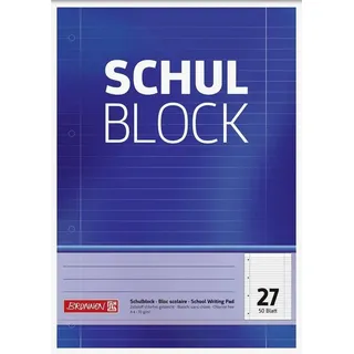 Brunnen Schulblock A4 Lineatur 27 50 Blatt