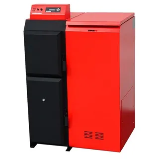 ThermoFlux Pelletkessel | Pelling 25 ECO | 25 kW | 135kg Behälter rechts