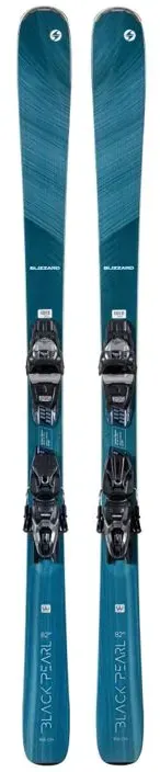 BLIZZARD Black Pearl 82 teal blau + Squire 11 TCX D - Da., Alpinski-Set (173 cm)