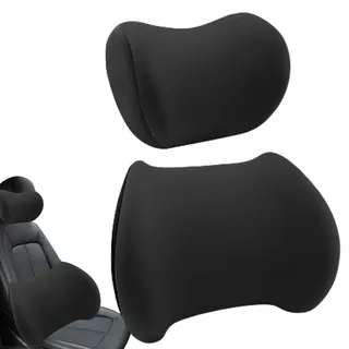 Lordosenstütze fürs Auto,Lendenkissen fürs Auto | Auto-Lenden- und Nackenstützkissen-Set - Ergonomische Schaumstoff-Auto-Lendenwirbelstütze für den Fahrersitz, Nackenkissen zur Linderung von Ermüdungs