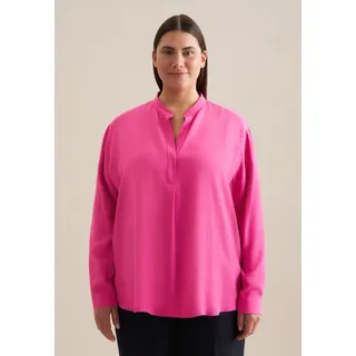 Seidensticker Klassische Bluse SEIDENSTICKER "Schwarze Rose" Gr. 50, bunt (rosa, pink), Damen, 100% Viskose, unifarben, Blusen, Tunika Uni