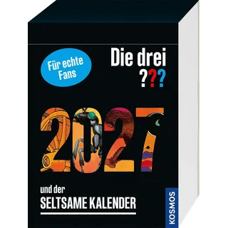 Kosmos Die drei ??? und der seltsame Kalender Tagesabreißkalender 2027 Aufstell- und Aufhängemöglichkeit
