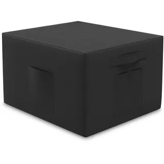 Husse für Klappmatratze Gästematratze 90x200x15, schwarz