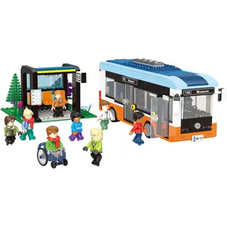 bb services gmbh BlueBrixx - Stadtbus mit Haltestelle