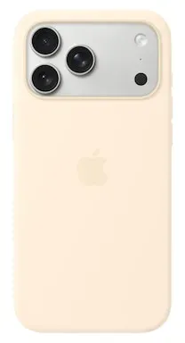 Apple Silicone Case mit MagSafe für iPhone 17 Pro Max Vanille