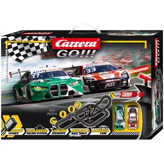 Carrera GO!!! DTM High Power Racers Rennbahnen und lizensierte Slotcars | bis zu 2 Spieler | Für Jungs und Mädchen ab 6 Jahren & Erwachsene