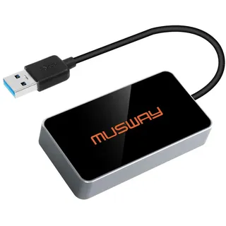 Musway BTA-HD Digitaler Audio-Streamer Schwarz