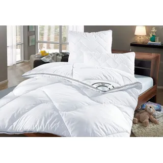 fan Microfaserbettdecke »Climacontrol® II, Bettdecken für den Winter, Made in Germany« warm Füllung 100% Polyester 1 Stk. tlg. Bettdecke 135x200 cm, 155x220 cm und weiteren Größen, Decke, weiß