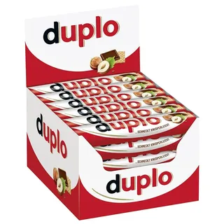 Duplo Einzelriegel – knuspriger Schokoriegel mit feiner Nugatcreme (40 x 18,2 g)