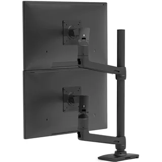 Ergotron LX Dual Stacking Arm Tall Pole Wandhalterung Schwarz