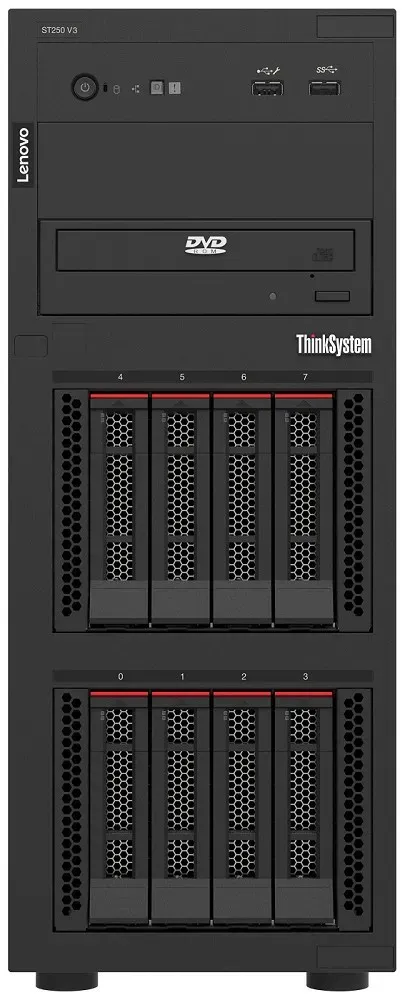 Lenovo ThinkSystem ST250 V3, Server Tower, Intel Xeon 6353P, 16 GB RAM, 800 W