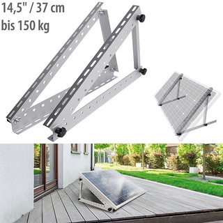 Revolt Verstellbare Aluminium-Solarpanel-Halterung, 14,5" / 37 cm, bis 150 kg