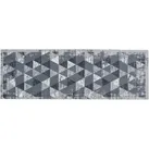 Astra Sauberlaufmatte 'Miabella' 50 x 150 cm Dreiecke hellgrau