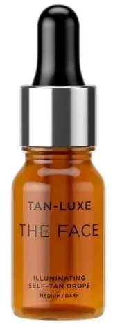 TAN-LUXE The Face Illuminating Self-Tan Drops Medium/Dark 10ml (10 ml)