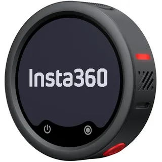 Insta360 Mic Pro Transmitter Graphitschwarz, kabelloses Mini-Lavaliermikrofon für iPhone/Kamera/Android, Videoaufnahme, anpassbares E-Ink-Display, 3-Mikrofon-Array, interne 32-Bit-Float-Aufnahme