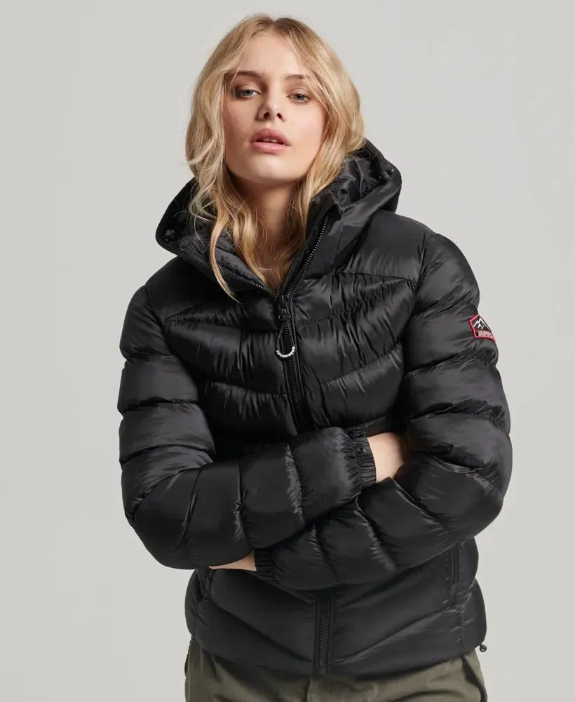 Mode&Accessoires SUPERDRY Superdry Damen Hooded Fuji Padded Jacket - Mehrfarbig - L