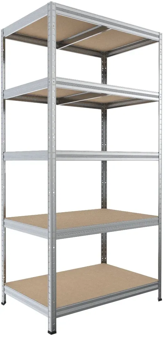 Speisekammerregal Biedrax 50 x 60 x 180 cm, Verzinkt, 5 Fachböden MDF, Fachlast 200 kg pro Fachboden