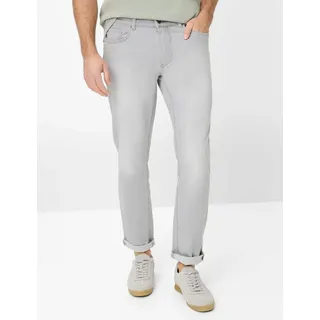 Brax Herren Five-Pocket-Hose Style COOPER LIGHT GREY USED, denim hellgrau, Gr. 42/34