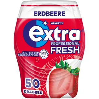 Extra® PROFESSIONAL FRESH ERDBEERE Kaugummis 50 Dragees