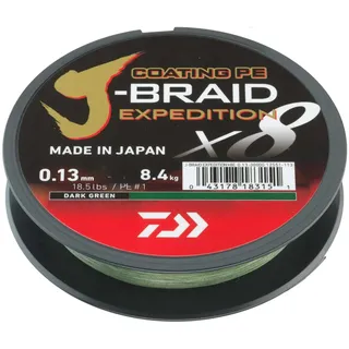 Daiwa J-Braid Expedition, X8E 0.06mm, 150m Smash orange
