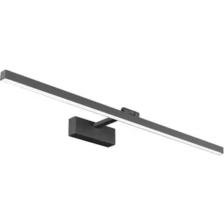 Klighten LED Spiegelleuchte 24W Bilderleuchte 180° Einstellbar Badlampe Wandbeleuchtung Wasserdicht IP44 Kaltes Weiß 5500K, Schwarz