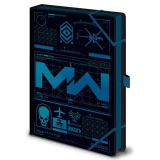 empireposter Call of Duty Black - Modern Warfare - Symbole - Premium Notizbuch A5 Format - Größe 15x21 cm