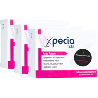 Xpecia gegen Haarausfall bei Frauen DHT Blocker 3x60 St Tabletten