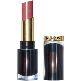 Revlon Super Lustrous Glass Shine Lipstick, High Gloss Lip Colour with Moisturising Creamy Formula, Enriched with Hyaluronic Acid, Aloe and Rose Quartz, 003 Glossed Up Rose, 3.1 g