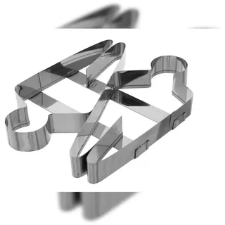 Schneider Ausstecher Stutenkerl Nikolaus Profiausstecher mit verstärktem Rahmen Edelstahl, zweiteilig