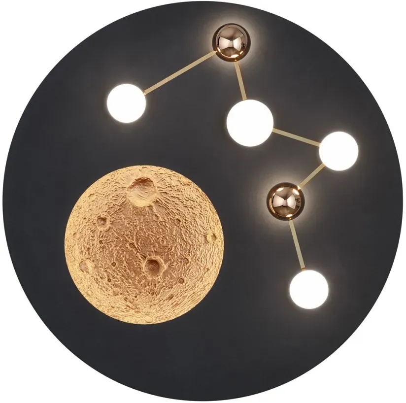 Trio 644810132 LED Anbau-Kronleuchter Zodiac | 42W integrierte LED-Quelle | 5100 lm | 2300+3000+4000K