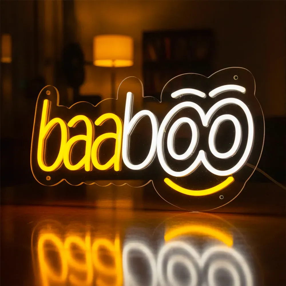 baaboo LED Leuchtschild