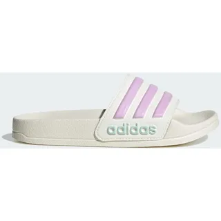 Adidas Adilette Shower Slides RUTSCHEN, Off White/Bliss Lilac/Halo Mint, 32