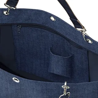 Herringbone Dark Blue