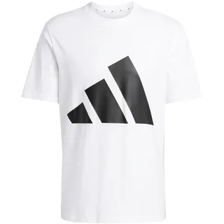 adidas Essentials Big Logo Kurzarm-T-Shirt White / Black XL