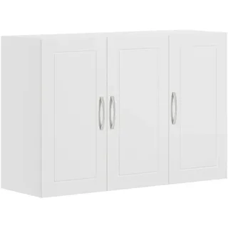 SoBuy Hängeschrank mit Verstellbarem Regal, 90x60x30cm, Weiß