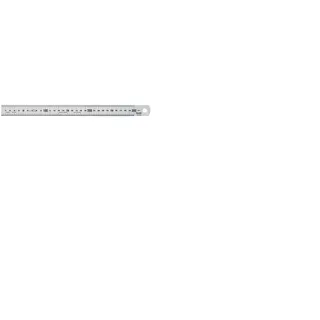 TAJIMA Rostfreier Stahlmaßstab, 300 x 25 mm Chrom, Klasse 1, 1 Stück, TAJ-41210