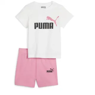 Puma Minicats T-Shirt & Shorts Baby-Set 28 fast pink 74