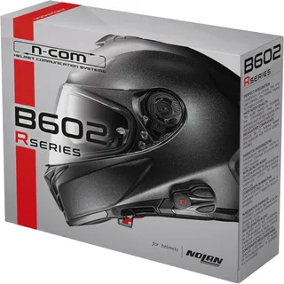 Nolan N-Com B602 R Kommunikationssystem - Schwarz/Grau