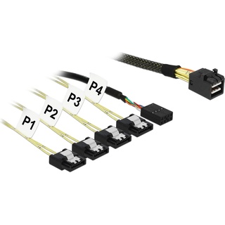 DeLock HD-Mini SAS Kabel, Interne Kabel (PC)