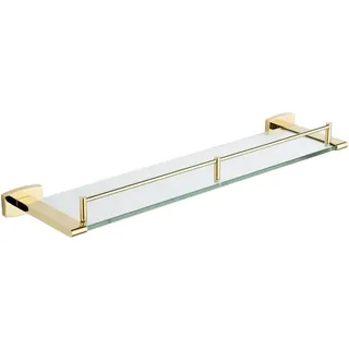 Mexen Zoja hängendes Glasregal, gold - 7019137-50
