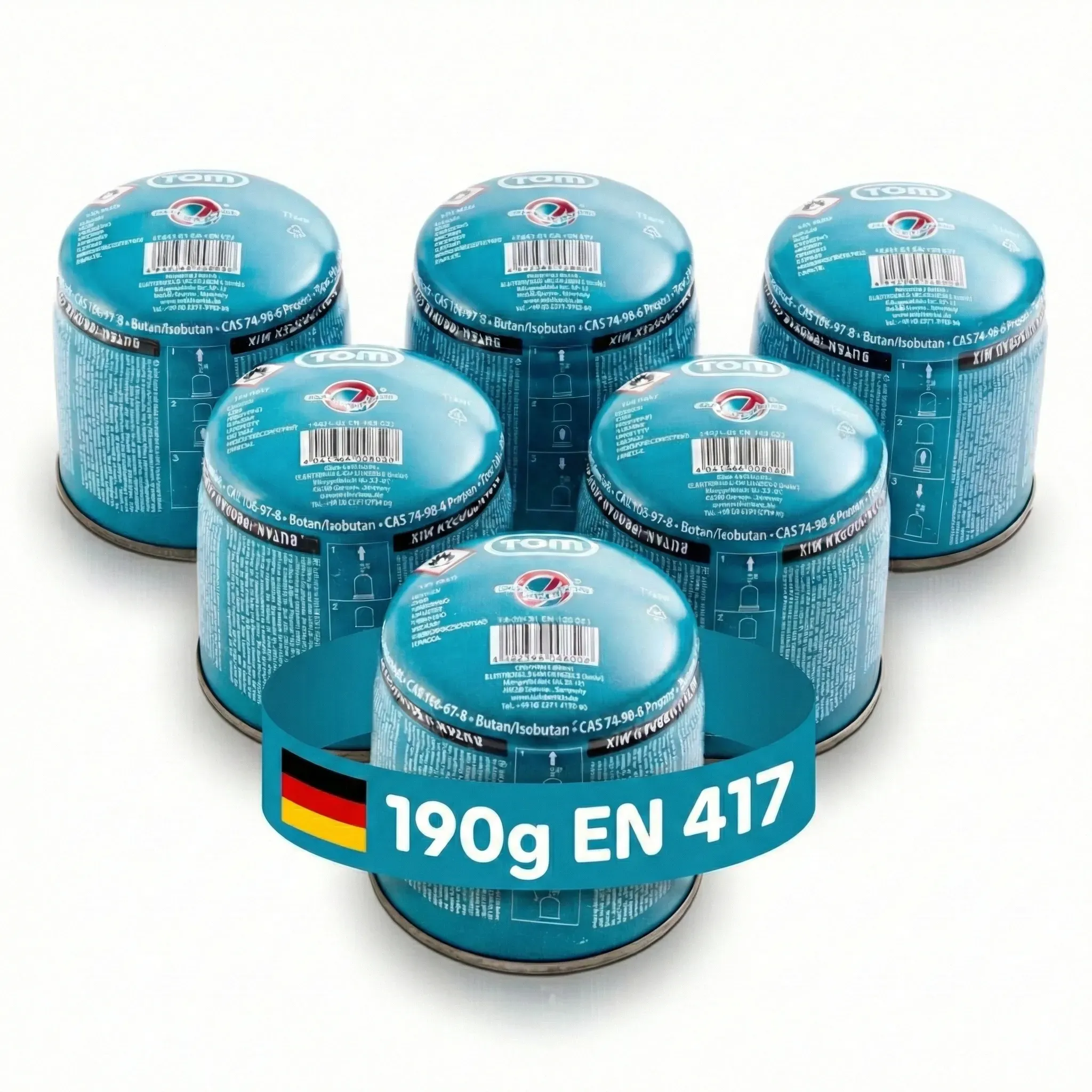 Gaskartuschen 6er Set CG-190