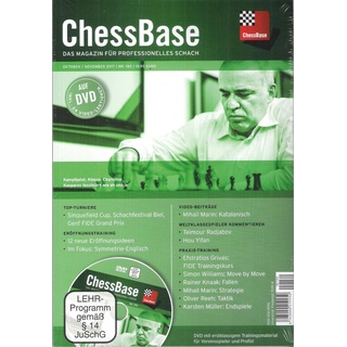 ChessBase Magazin / Magazine 180 - Heft + DVD - Schach / Chess - NEU / NEW - OVP