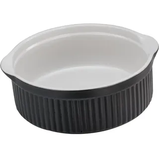 CreaTable 6er Set CreaTable Auflaufform Classic Ø 25 cm Steinzeug Schwarz