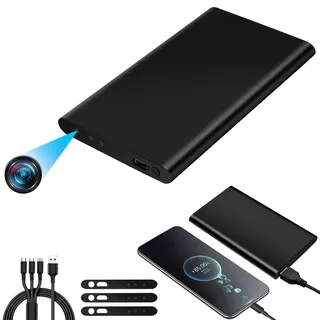 Powerbank Kamera 1080P 5000mAh 17h, Mini HD Kamera