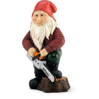 Stihl Gartenzwerg Original Zwerg Deko Sklupturen Garten Gibsfiguren Figuren Gartendeko